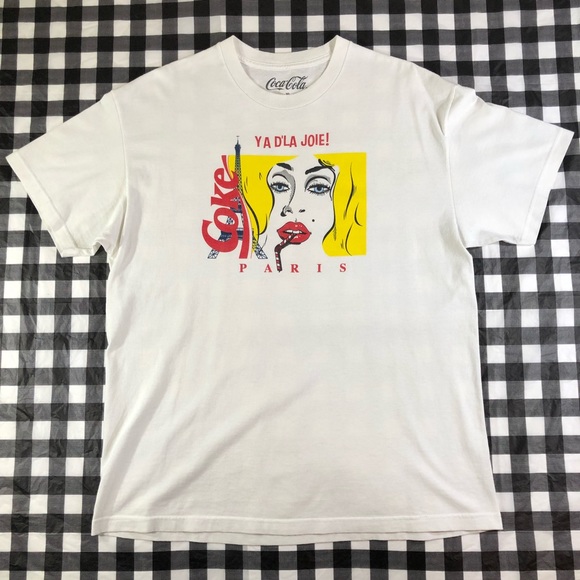coke Other - Coke Paris Coca-cola Eiffel Tower Blonde Soda Tee